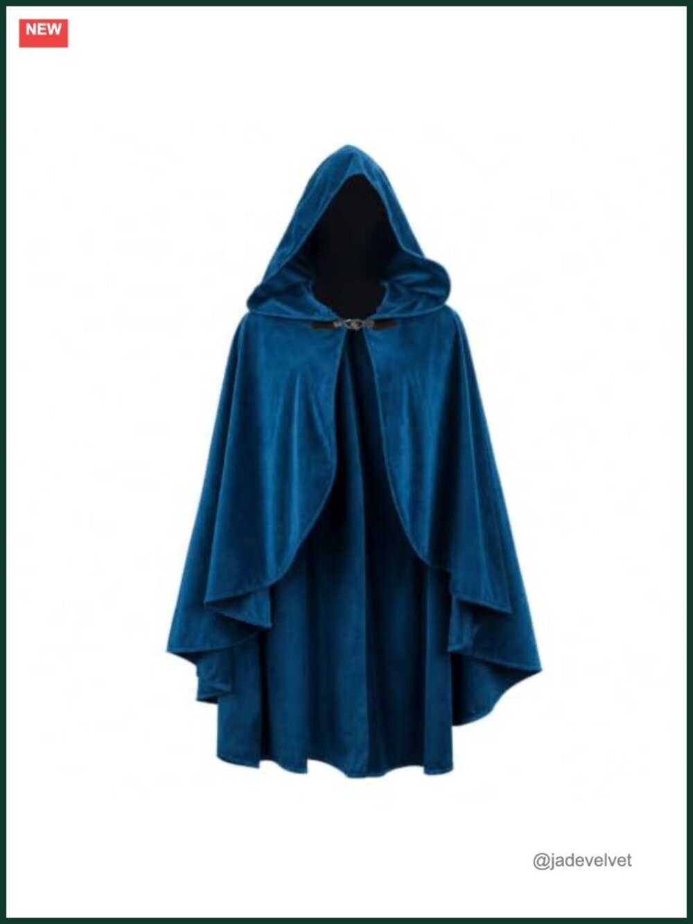 Medieval Cloak Costume for Halloween Ren Faire with Hood